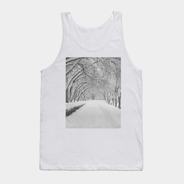 Winter alley Tank Top by EvgeniiV